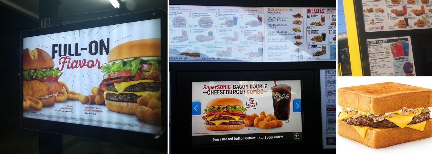 Sonic Drive-In Menu