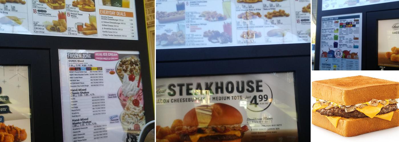 Sonic Drive-In Menu