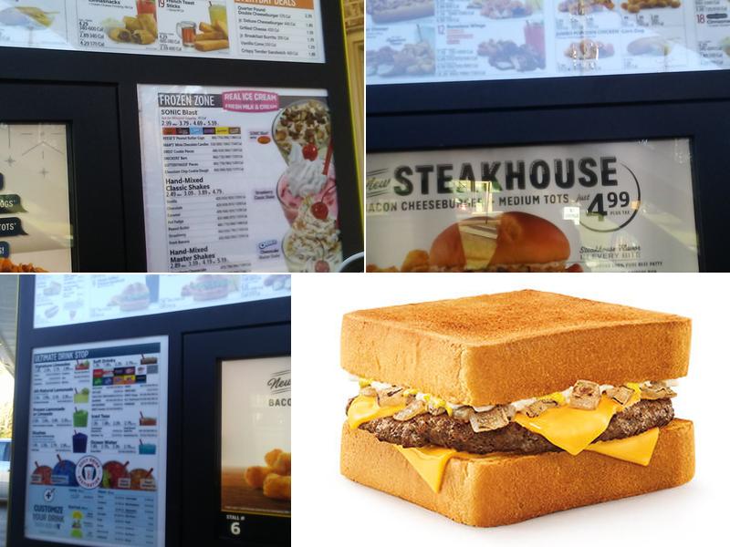 Sonic Drive-In Menu