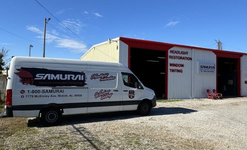 Samurai Headlight Restoration and Window Tinting