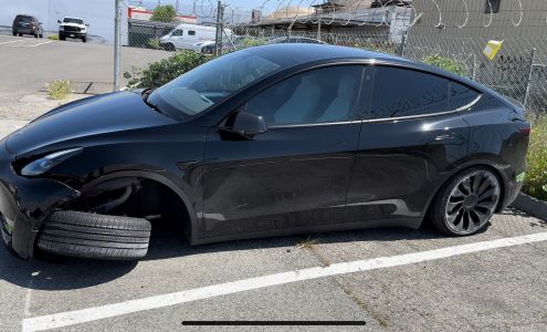 Tesla Collision San Jose