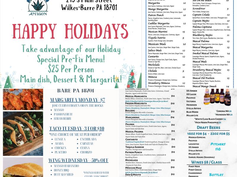 LA CANTINA AMIGON Menu