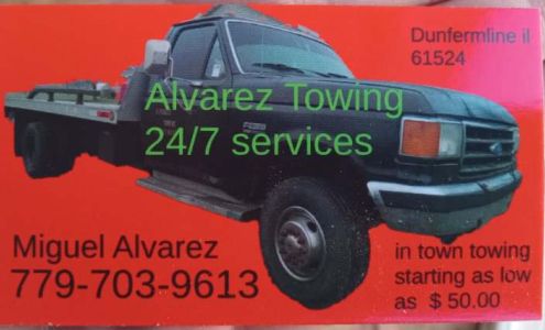Alvarez towing Dunfermline