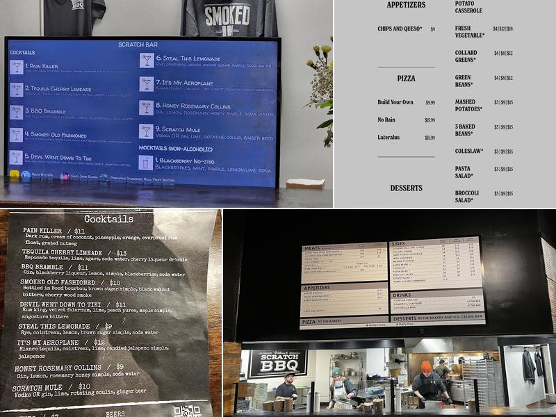 Scratch BBQ and Catering Menu