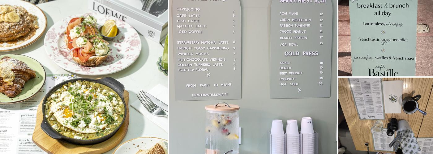 Café Bastille Miami Beach Menu