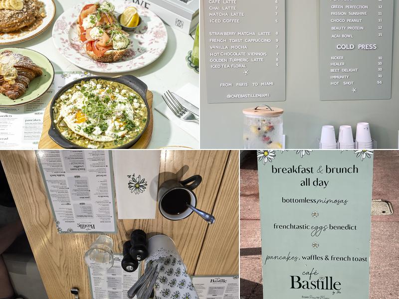 Café Bastille Miami Beach Menu