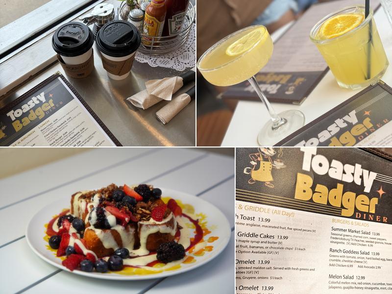 Toasty Badger Menu