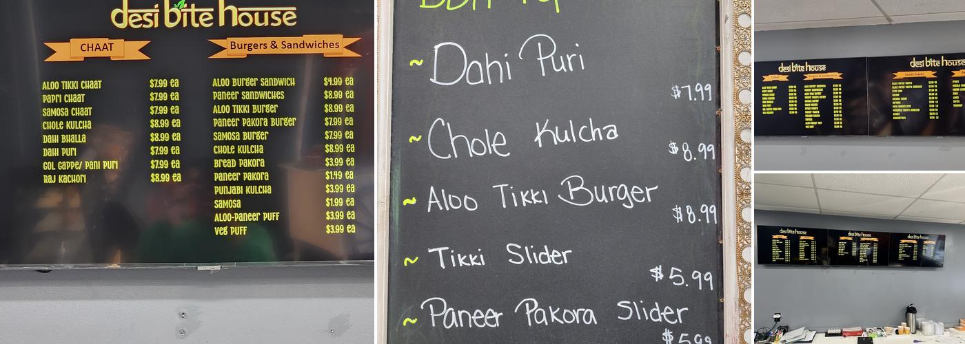 Desi Bite House Menu