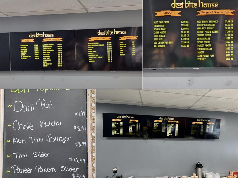 Desi Bite House Menu
