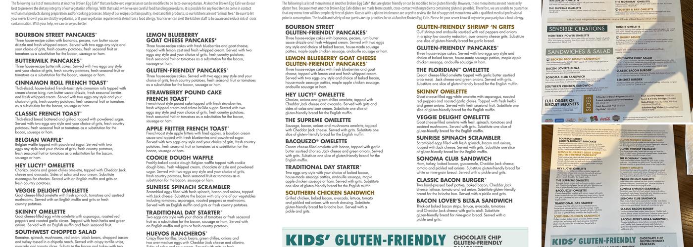 Another Broken Egg Cafe Menu