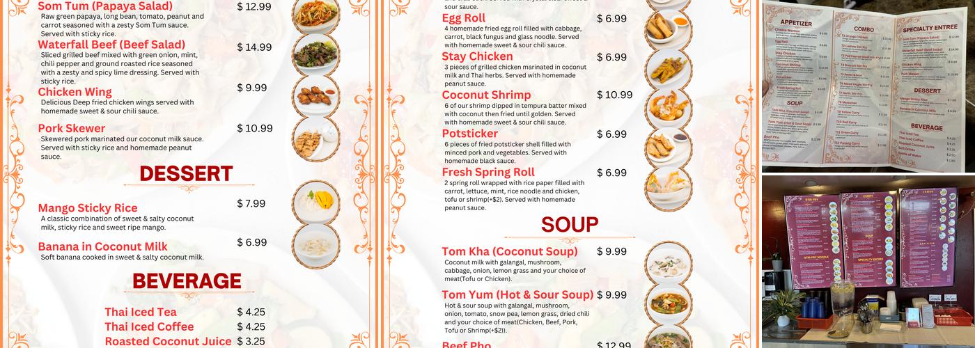 Sila Thai Kitchen Menu