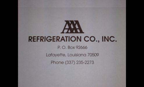 AAA Refrigeration Co Inc 311 Zachary Dr, Scott Louisiana 70583