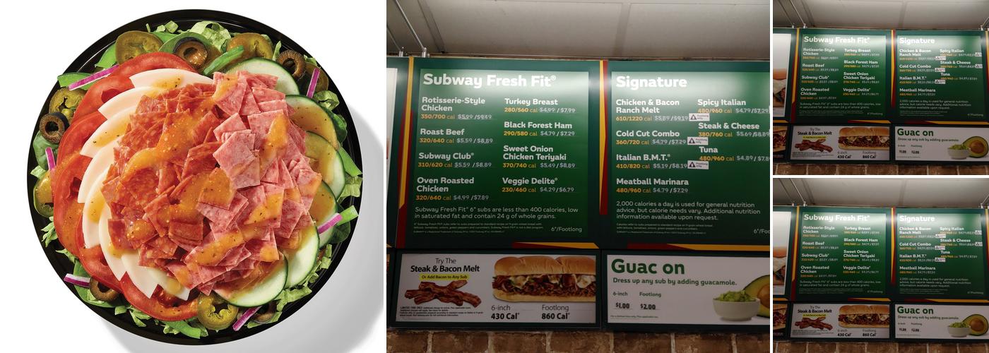 Subway Menu