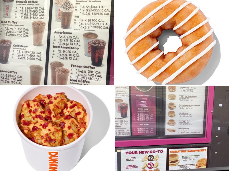 Dunkin' Menu