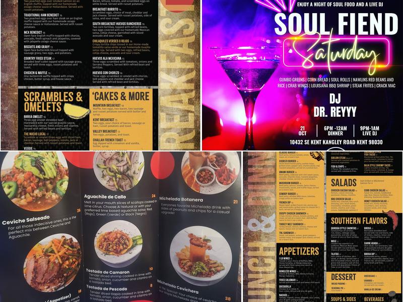 The New Local Restaurante y Bar Menu