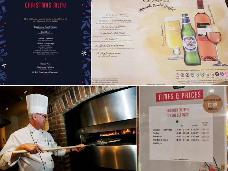COSMO World Buffet Restaurant | Oxford Menu