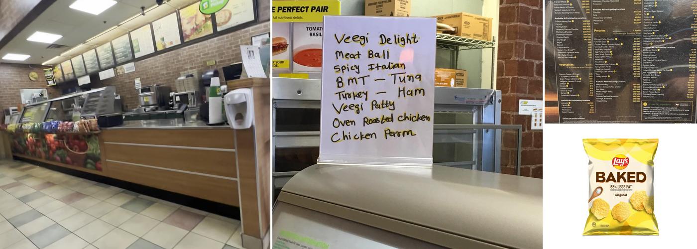 Subway Menu