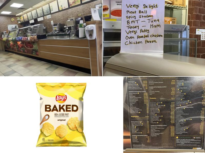 Subway Menu