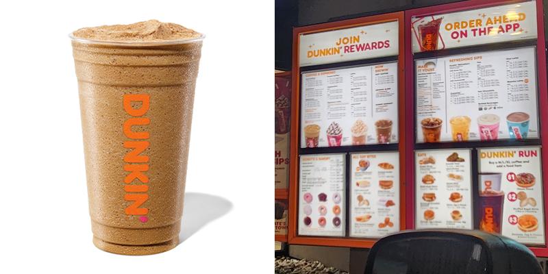 Dunkin' Menu