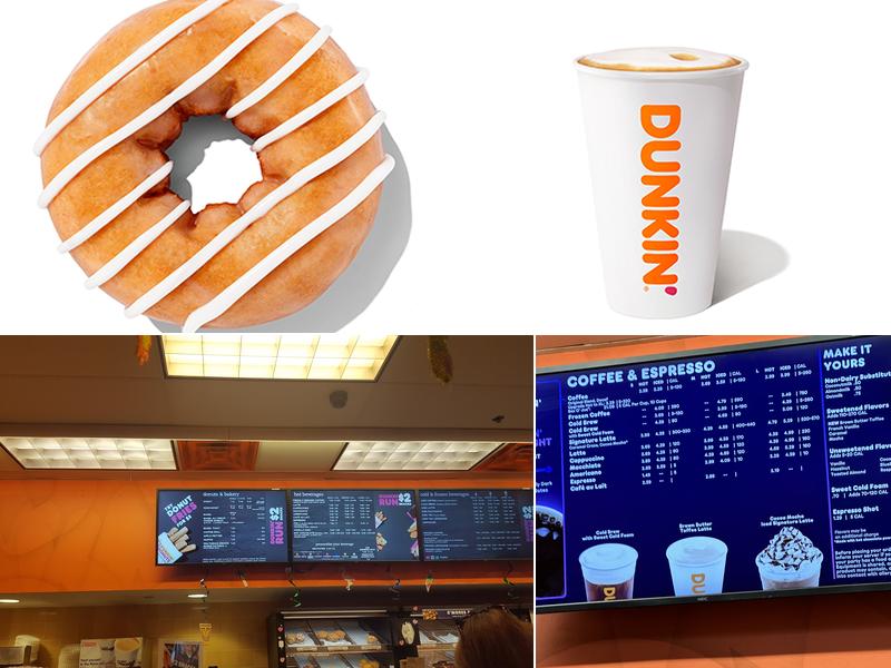 Dunkin' Menu