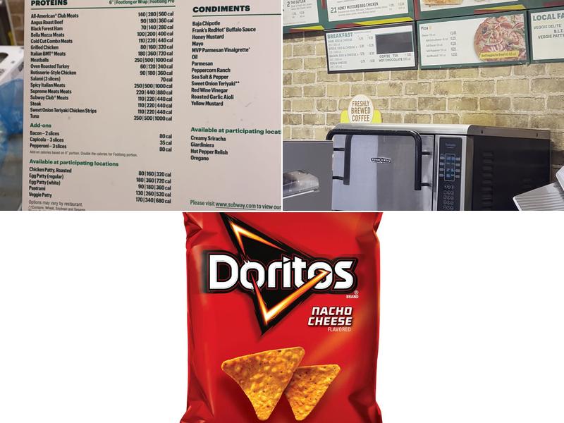 Subway Menu