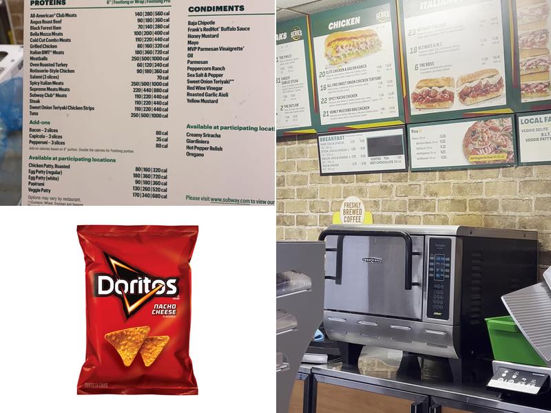 Subway Menu