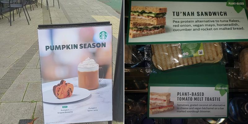 Starbucks Coffee Menu