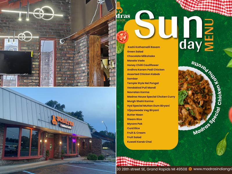 Madras Indian Grill 2030 28th St SE, Grand Rapids