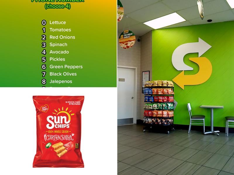 Subway Menu