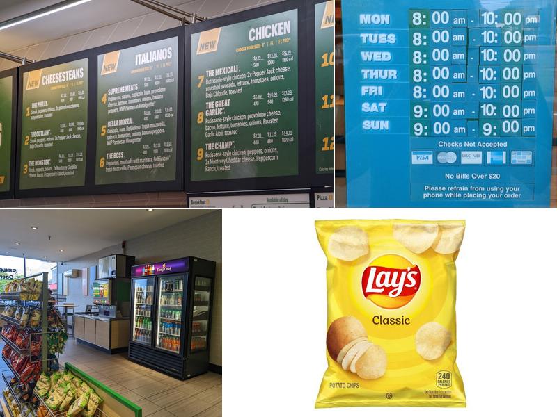 Subway Menu