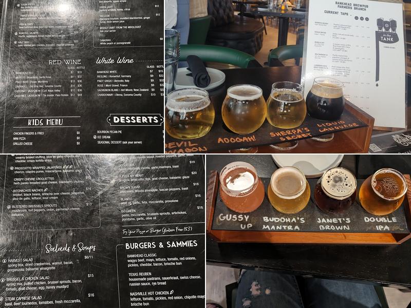 Bankhead Brewpub - Farmers Branch Menu