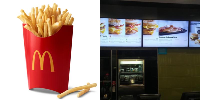 McDonald's Menu