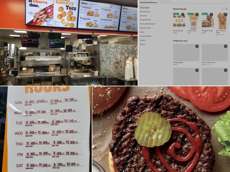 Burger King Menu