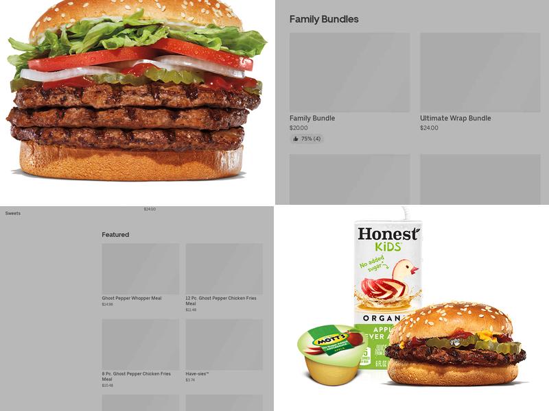 Burger King Menu