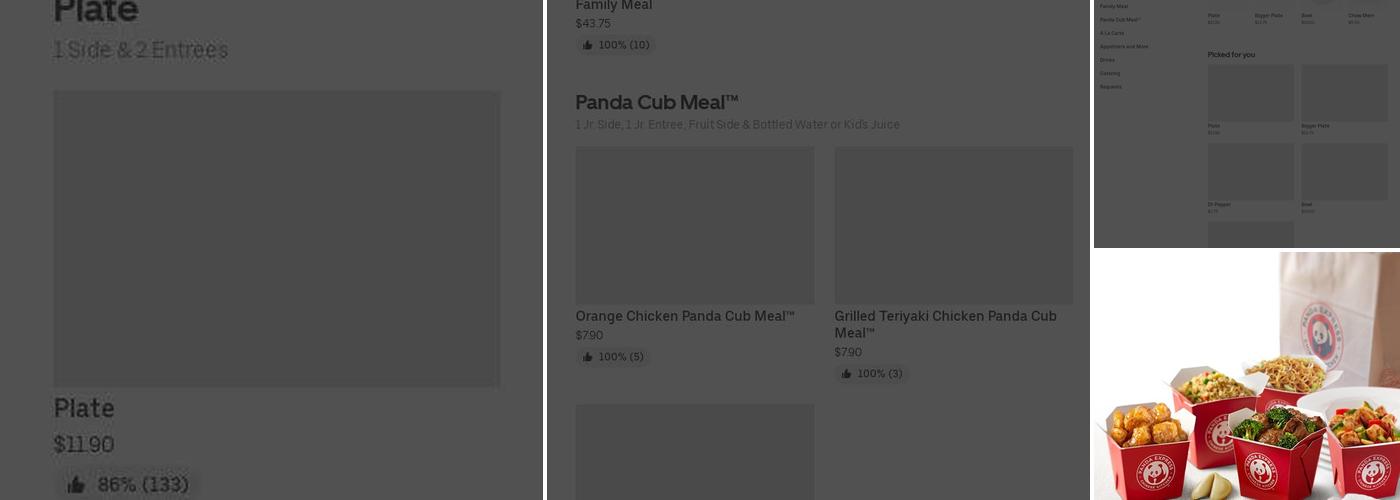 Panda Express Menu