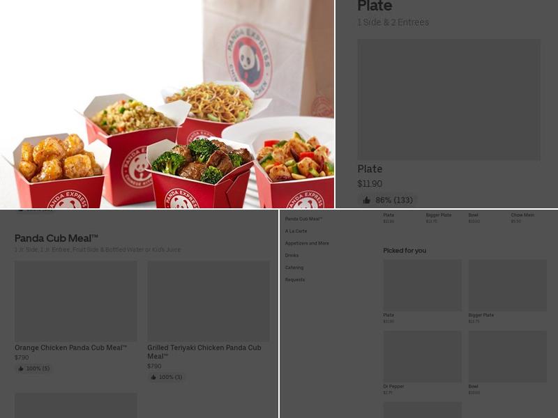 Panda Express Menu