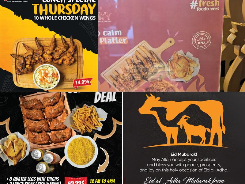 Grillados Grilled Beef Back Ribs & Chicken Menu