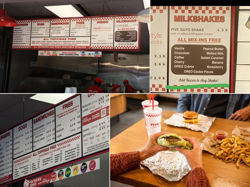 Five Guys Menu