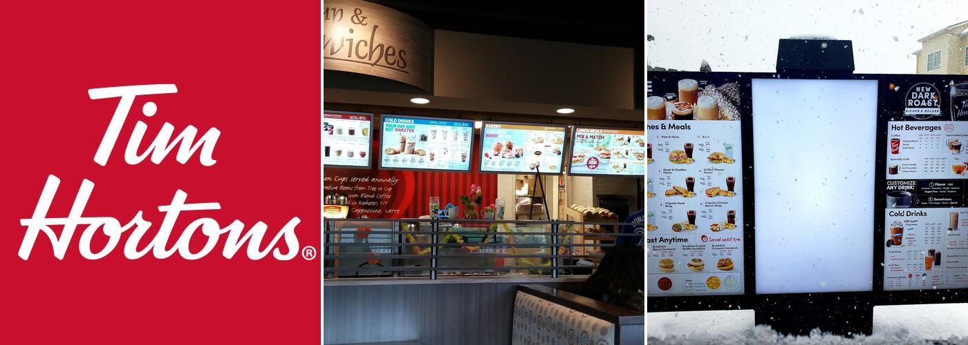 Tim Hortons Menu