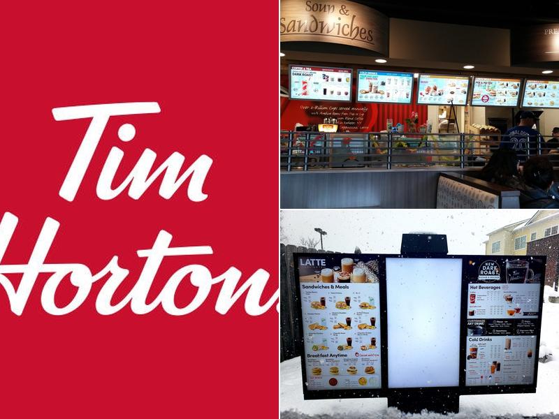 Tim Hortons Menu