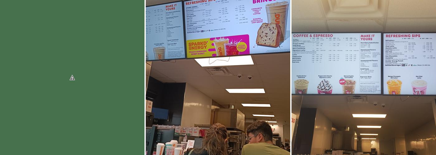 Dunkin' Menu