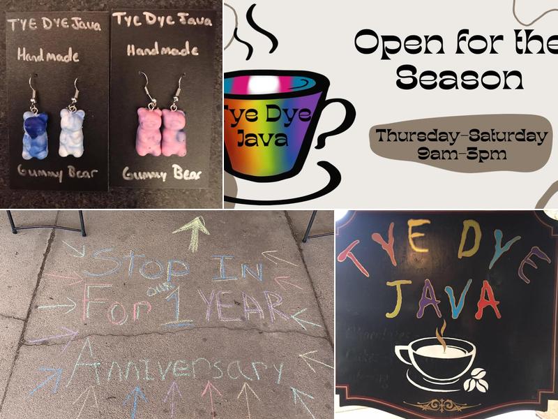 Tie Dye Java Coffee Shop