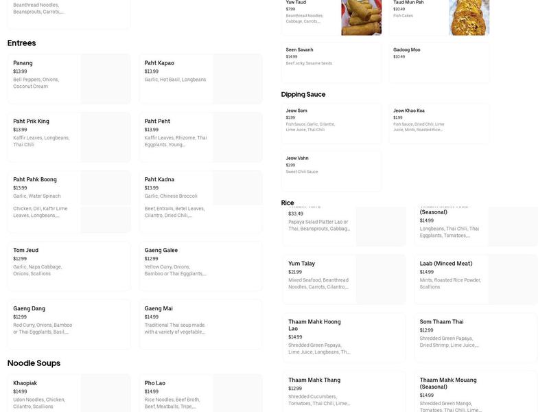 Nalinh Menu