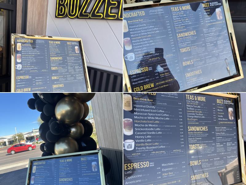 Better Buzz Coffee - Phoenix Menu