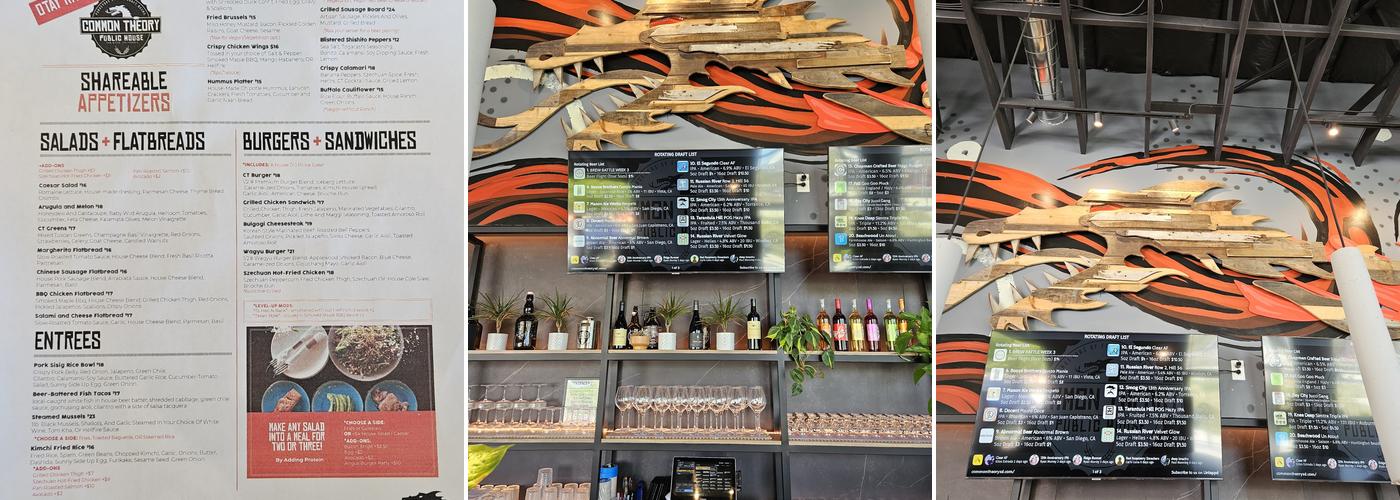 Common Theory Chula Vista Menu