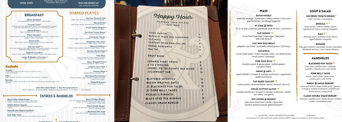 Copper & Sage Camelback Menu