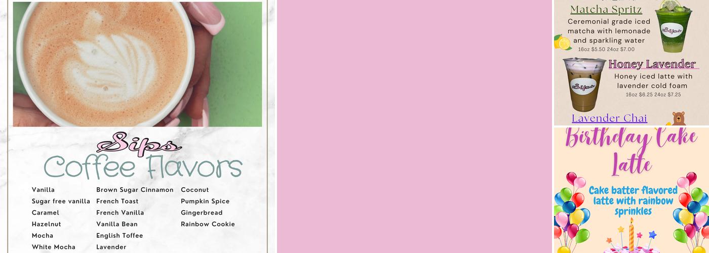 Sips Menu