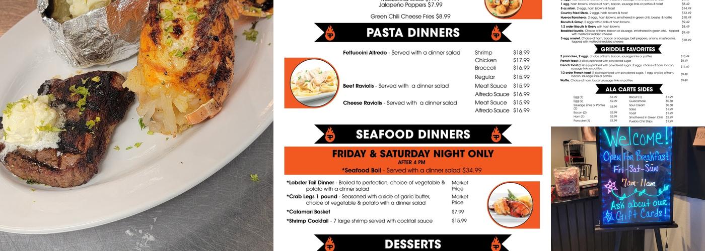 The Firepit Restaurant & Grill Menu