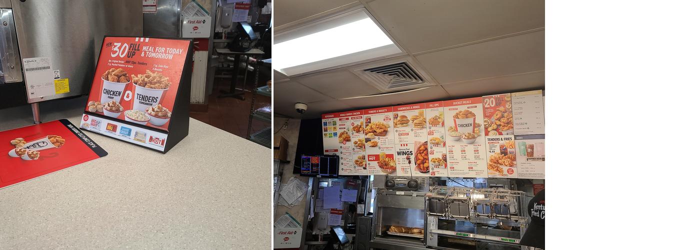 KFC Menu