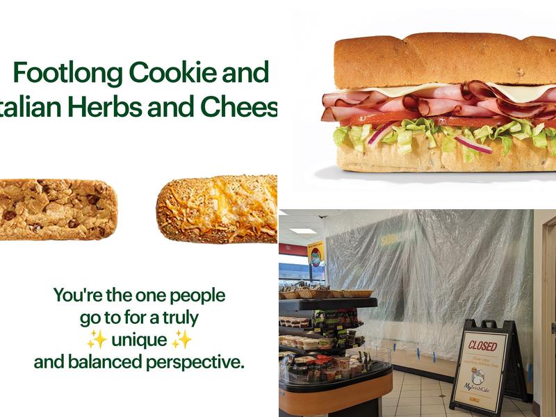 Subway Menu